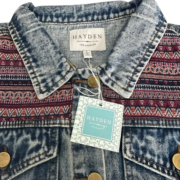 Hayden Los Angeles Denim Jacket NWT Size L - Picture 4 of 8